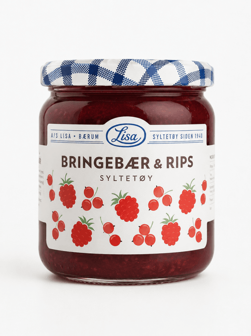 Hovedbilde Bringebær & Rips Syltetøy
